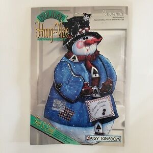 Daisy Kingdom Snowman Kit 0170-05003 Cotton Panel Kit Door + Wall Decor NOS 1998